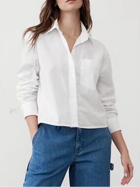 Banana Republic Factory Boxy Buttondown